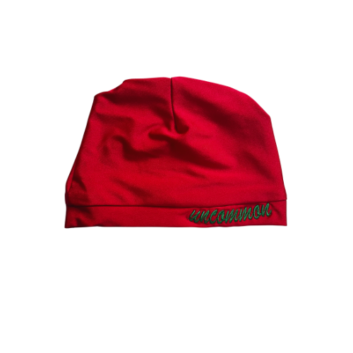 UNCOMMON SKULL CAP - RED & GREEN