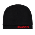UNCOMMON SKULL CAP - BLACK & RED