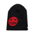 LIL KAZE SKULL BEANIE (BLACK & RED)