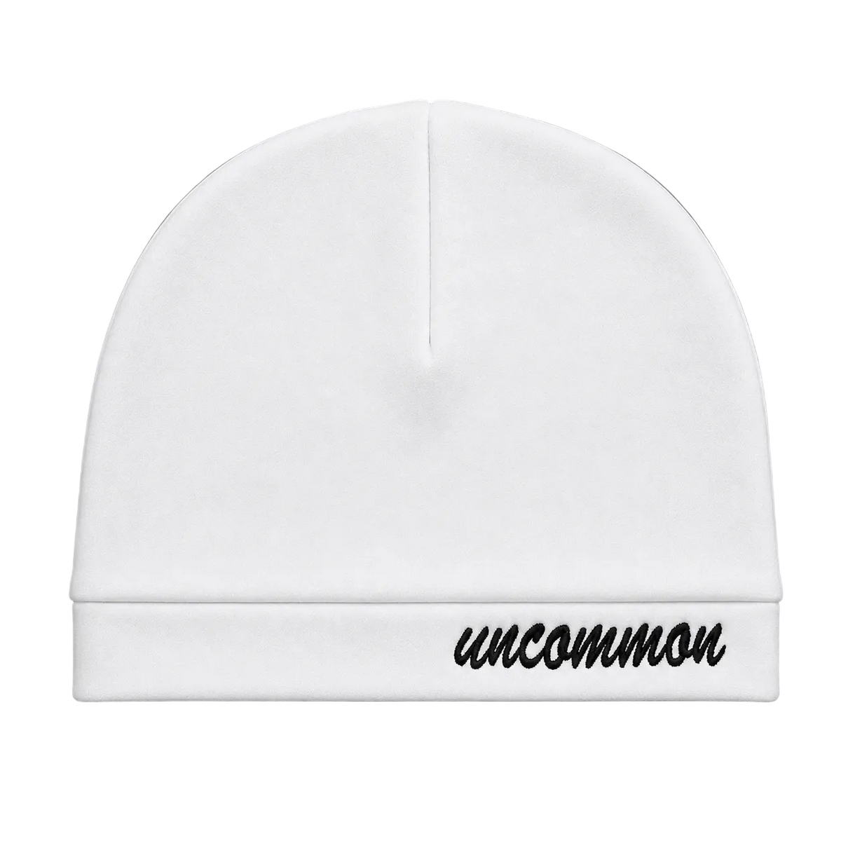 UNCOMMON SKULL CAP - WHITE & BLACK