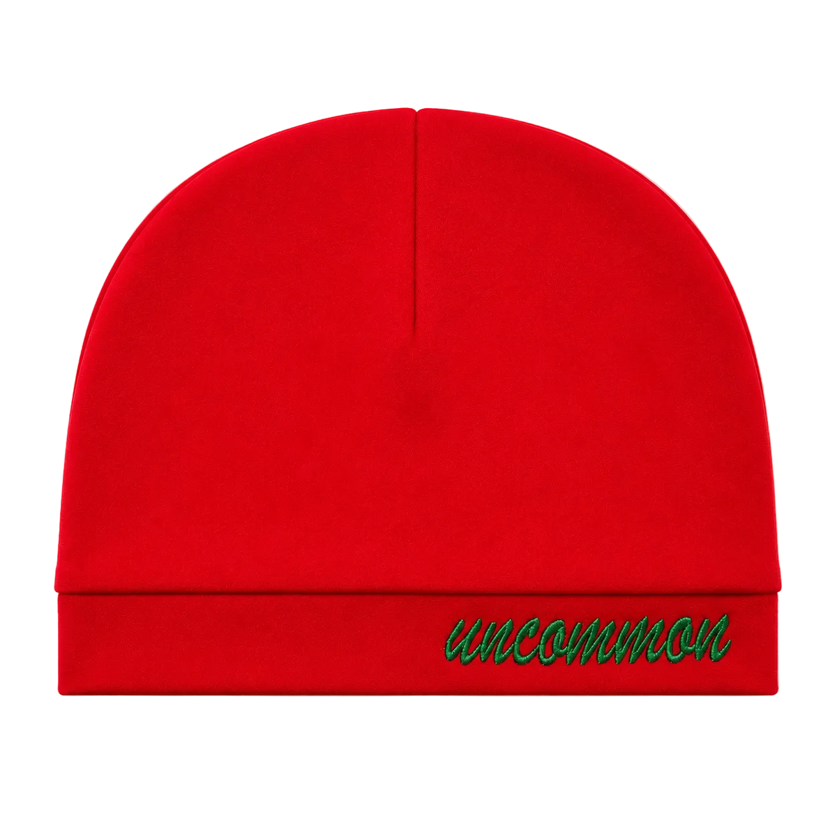 UNCOMMON SKULL CAP - RED & GREEN