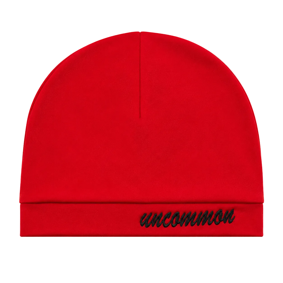 UNCOMMON SKULL CAP - RED & BLACK