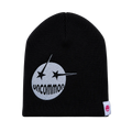 LIL KAZE SKULL BEANIE (BLACK & WHITE)
