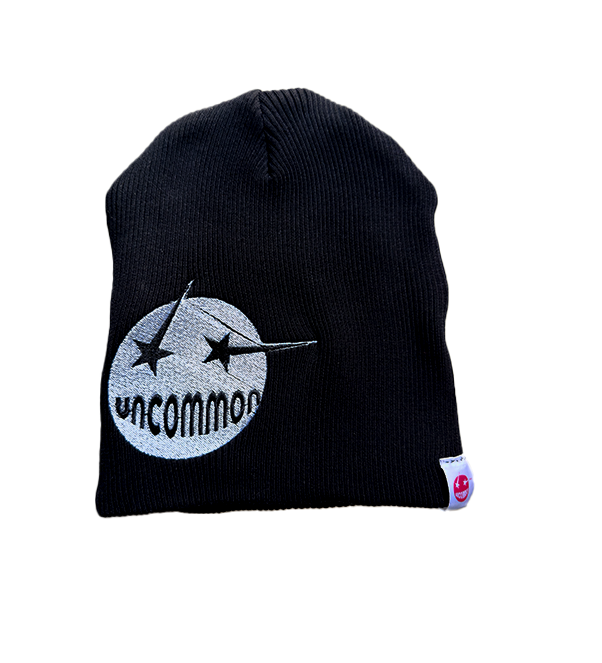 LIL KAZE SKULL BEANIE (BLACK & WHITE)