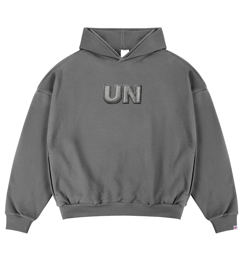 3D UN HOODIE (CHARCOAL GRAY)