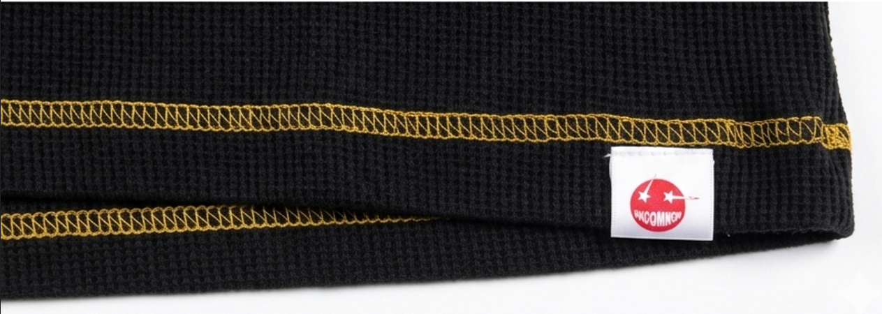 77 waffle knit thermal (long sleeve)