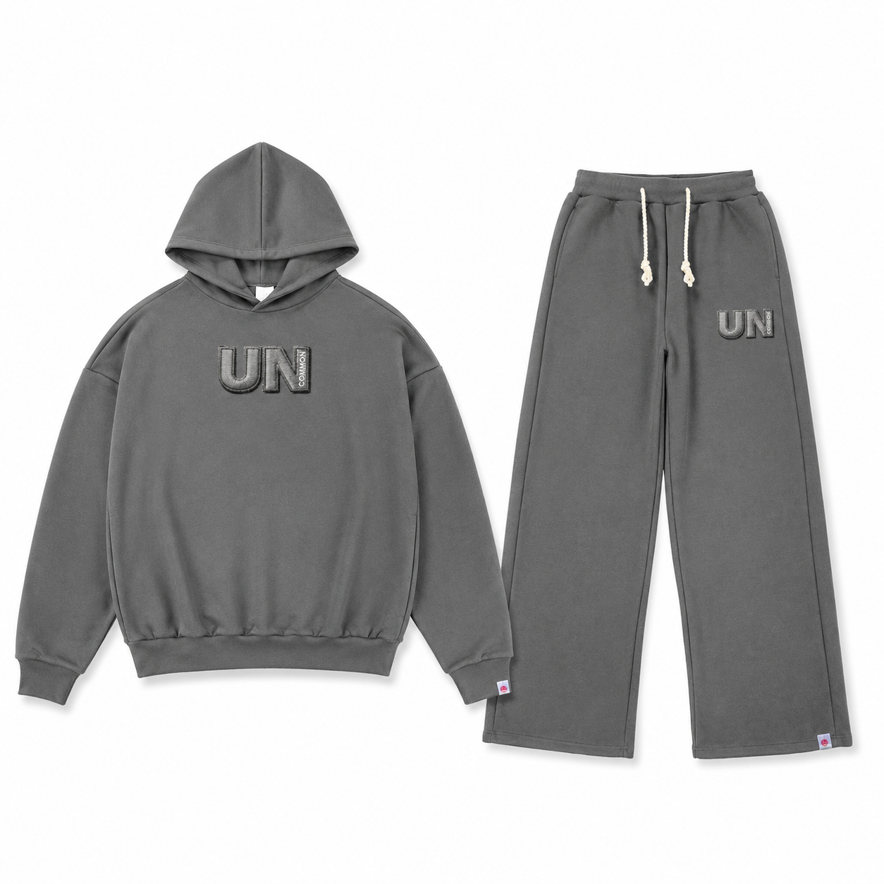 3D UN TRACKSUIT SET (CHARCOAL GREY)